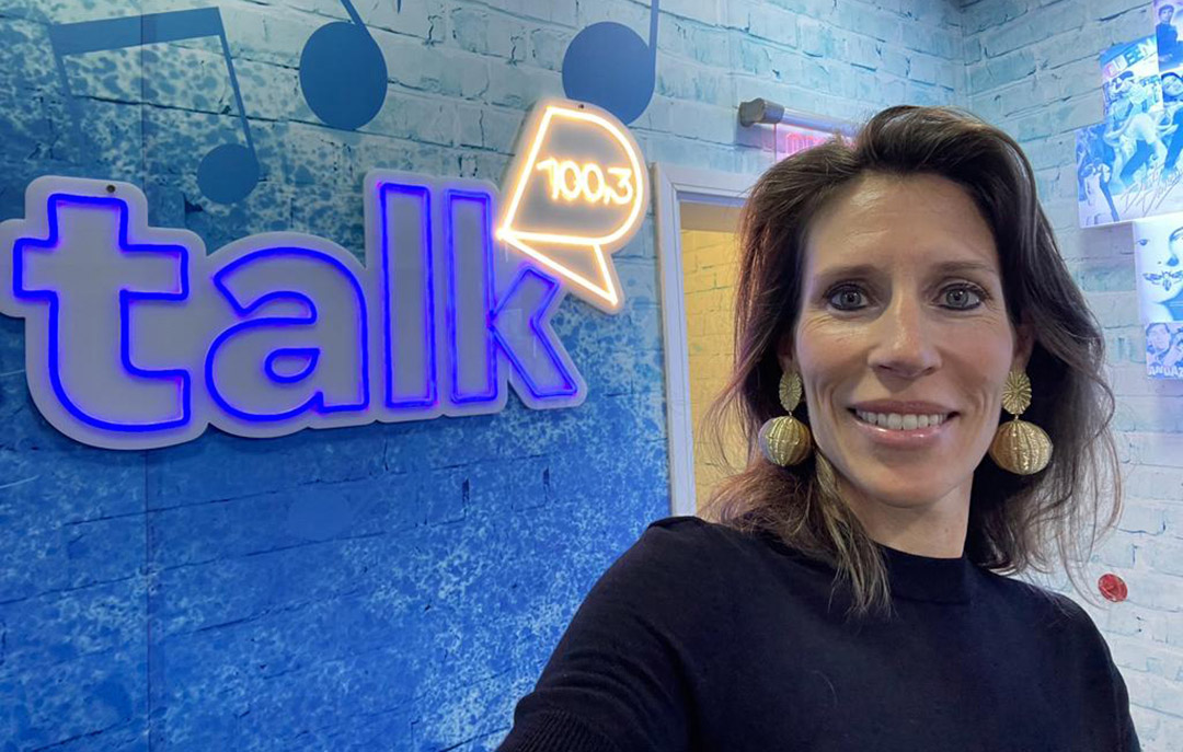 Charlotte on Talk 100.3 radio Mama Mia show with Muriel D’sa