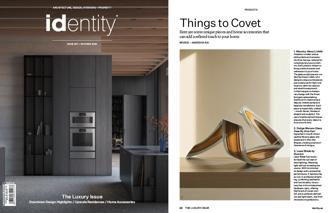 Caspaiou in identity magazine October 2025