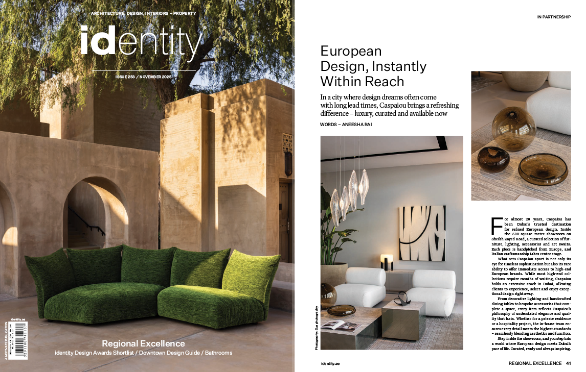 Caspaiou in identity magazine November 2025