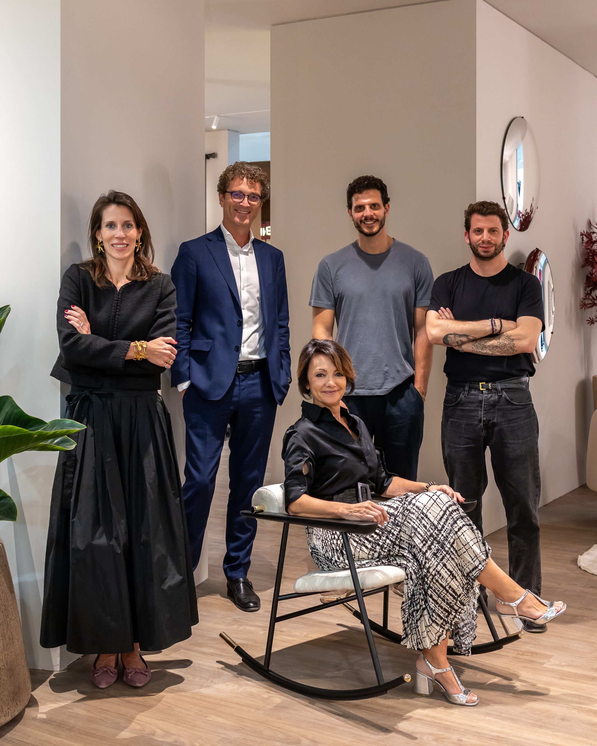 david/nicolas, Silvia Gallotti of Gallotti&Radice and the owners of Caspaiou at Downtown Design 2025