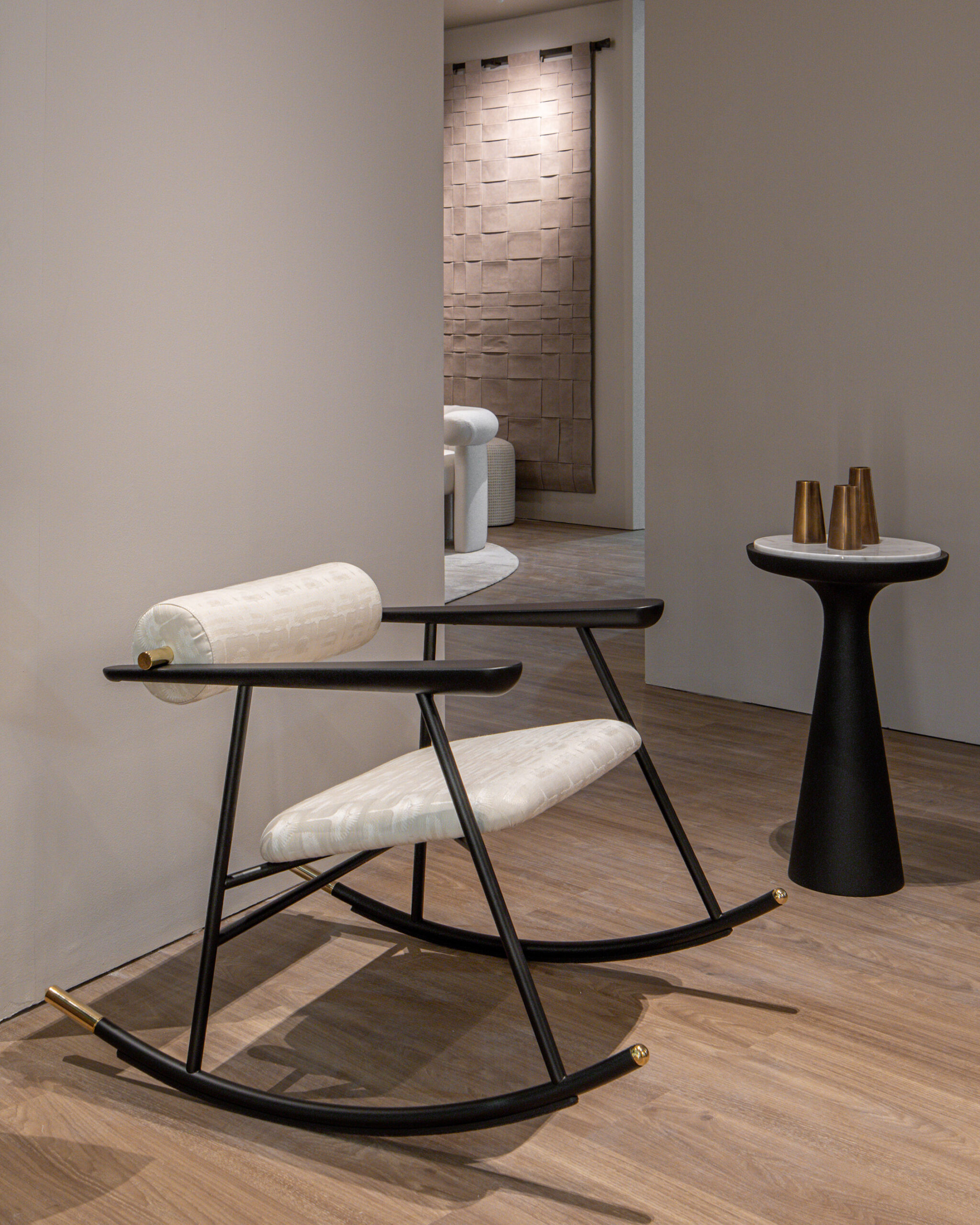 Loulou Rock by david/nicolas for Gallotti&Radice at the Caspaiou stand at Downtown Design 2025