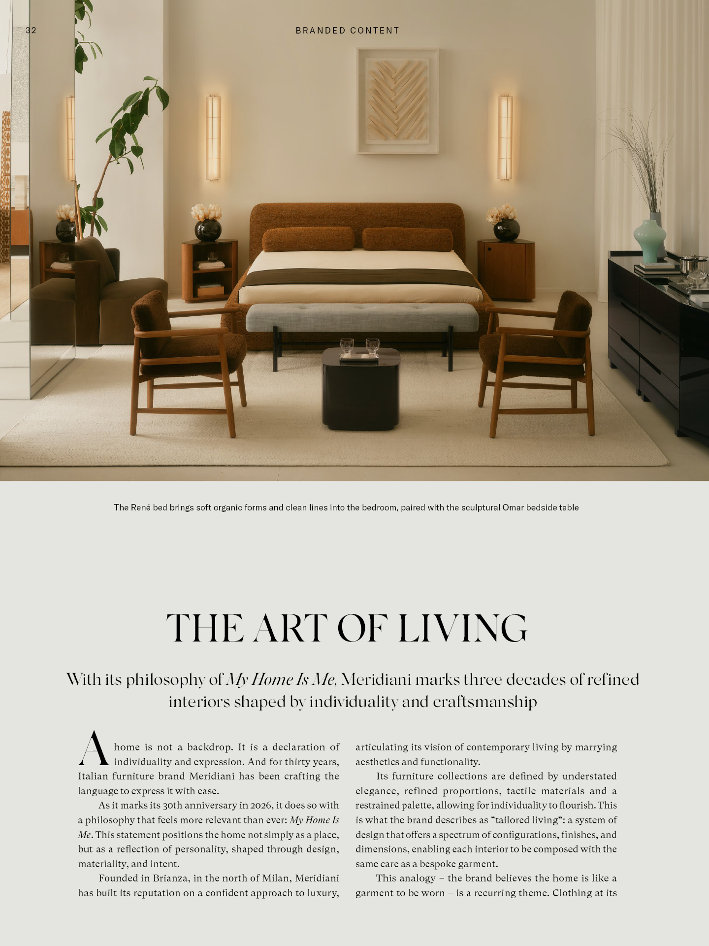 AD Middle East june July 2026 with Meridiani about Caspaiou